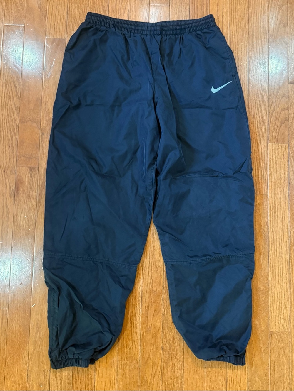 Vintage Y2K Nike Boys XL Track Pants Windbreaker Warm Up Baggy Joggers Swishy